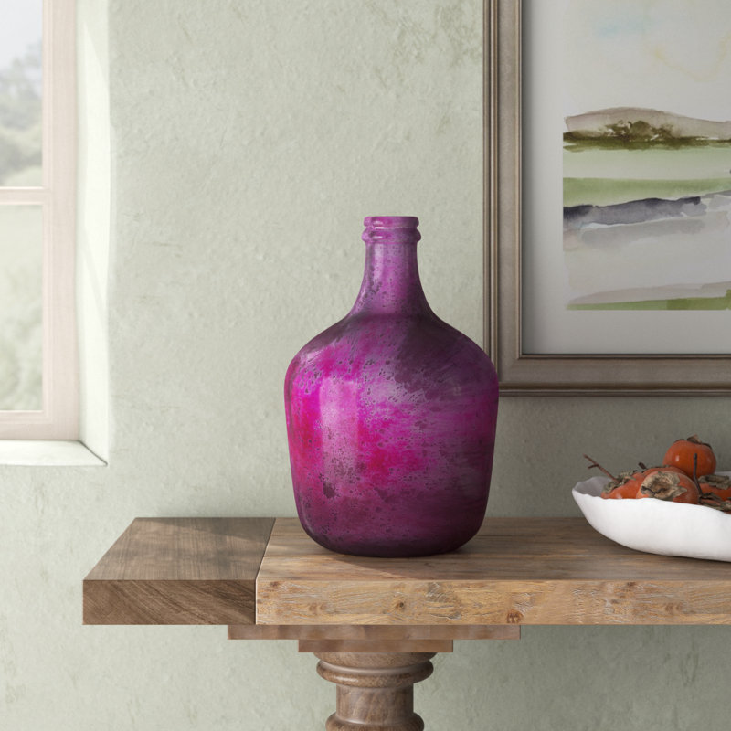 Birch Lane™ Erso Materials Recycled Glass Table Vase Wayfair